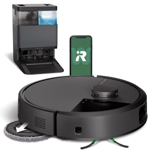Robot Roomba® Plus 505 Combo con Base AutoWash™ - Negro