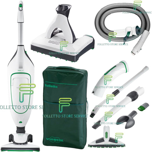 VORWERK FOLLETTO VK200 CON PULILAVA SP600S SACCA ACCESSORI LAVAPAVIMENTI VK 200 (reacondicionados por EXPERTOS)
